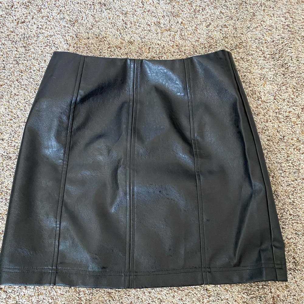 Leather Skirt